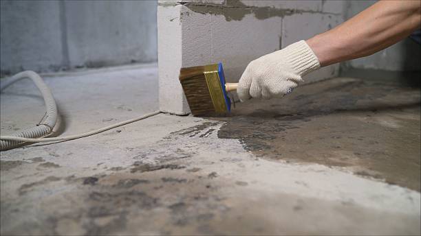 SJ Waterproofing Pros Waterproofing coverage map for Winchester, KY and surrounding area